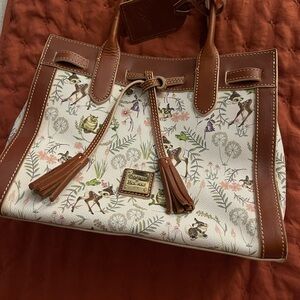 Dooney & Bourke Floral Brown and Cream Tote